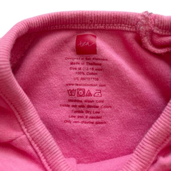 Tea Collection Pink Top Size 12-18m - Picture 3 of 3